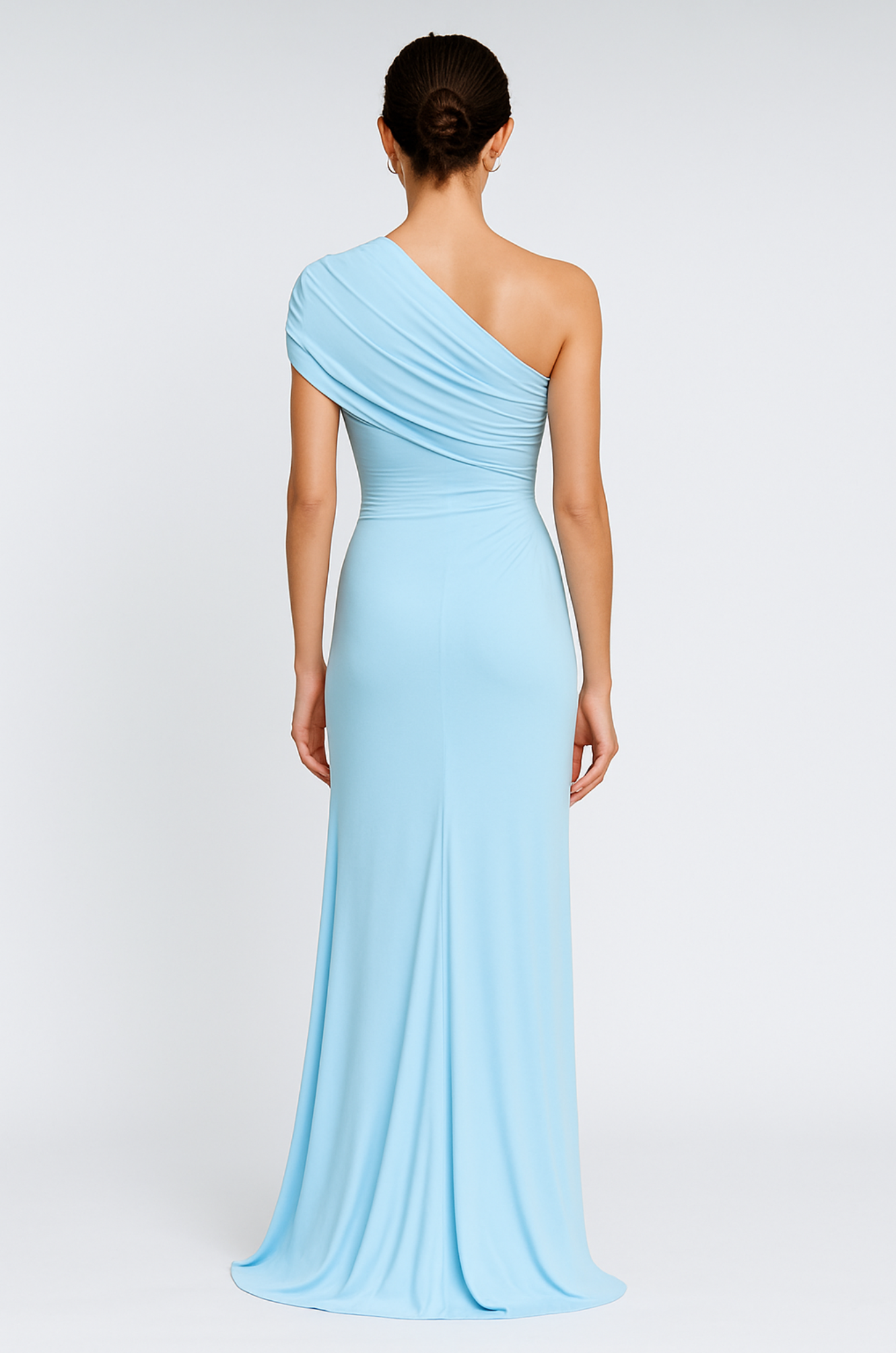 Cindy Polyamide Dress - Licht Blauw