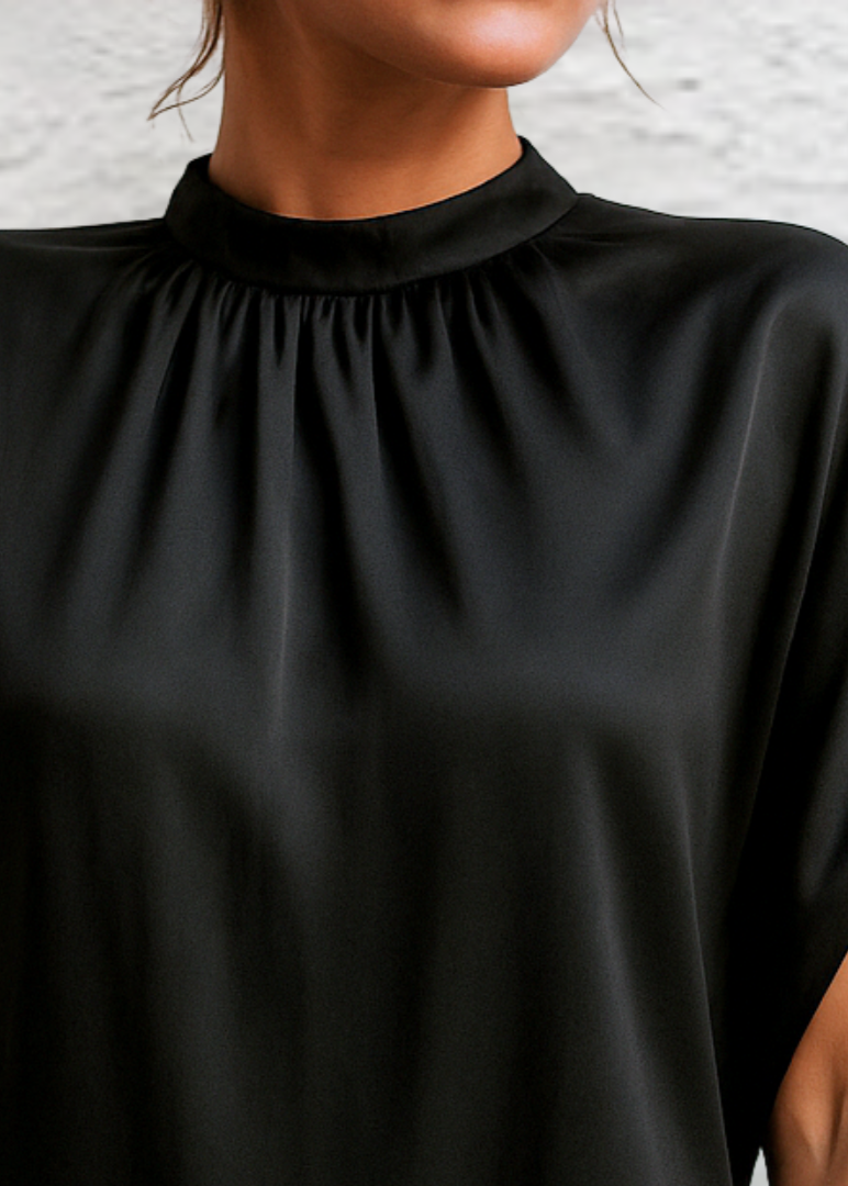 Tess Ease Dress | Zwart