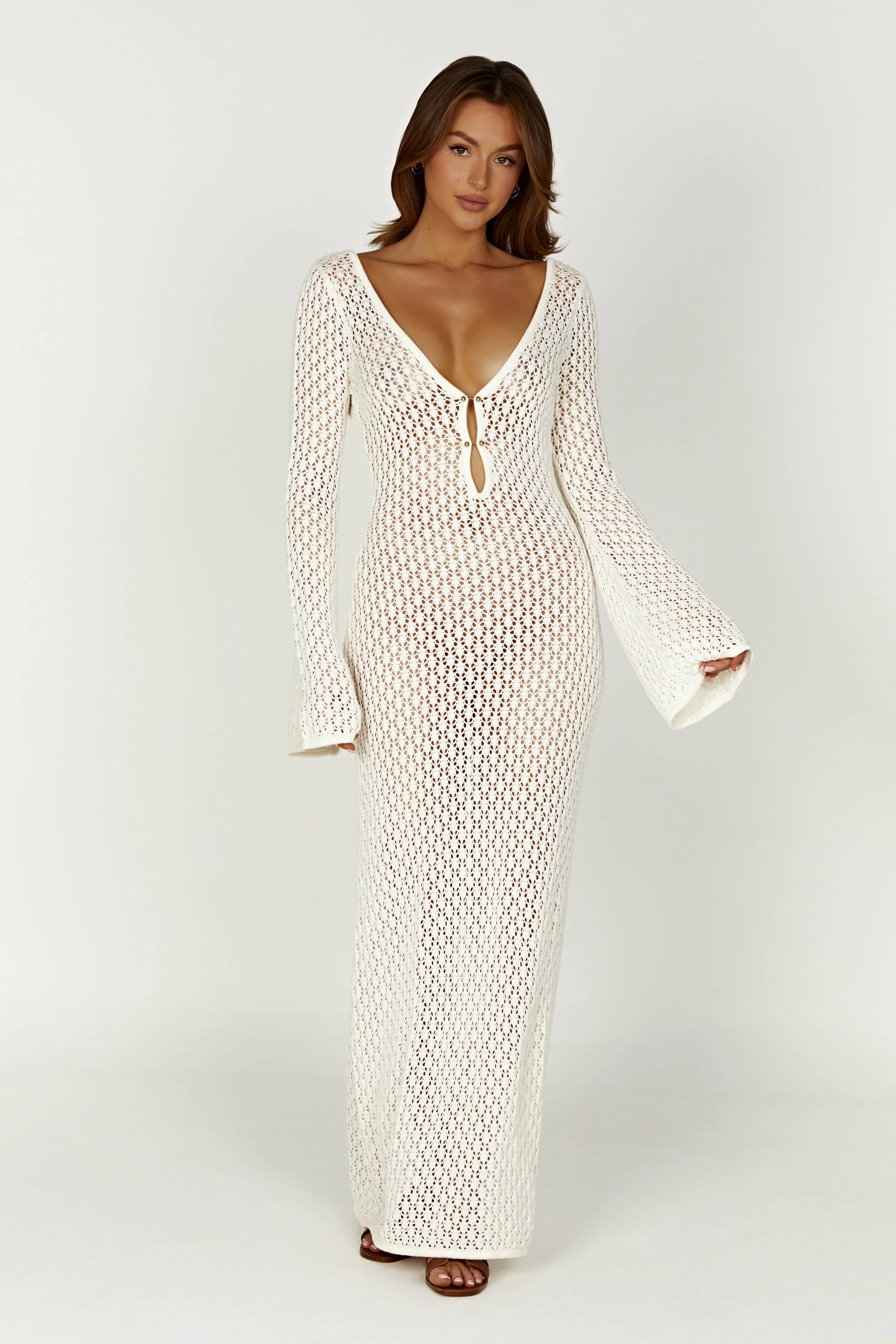 Luna Shore Dress | Wit
