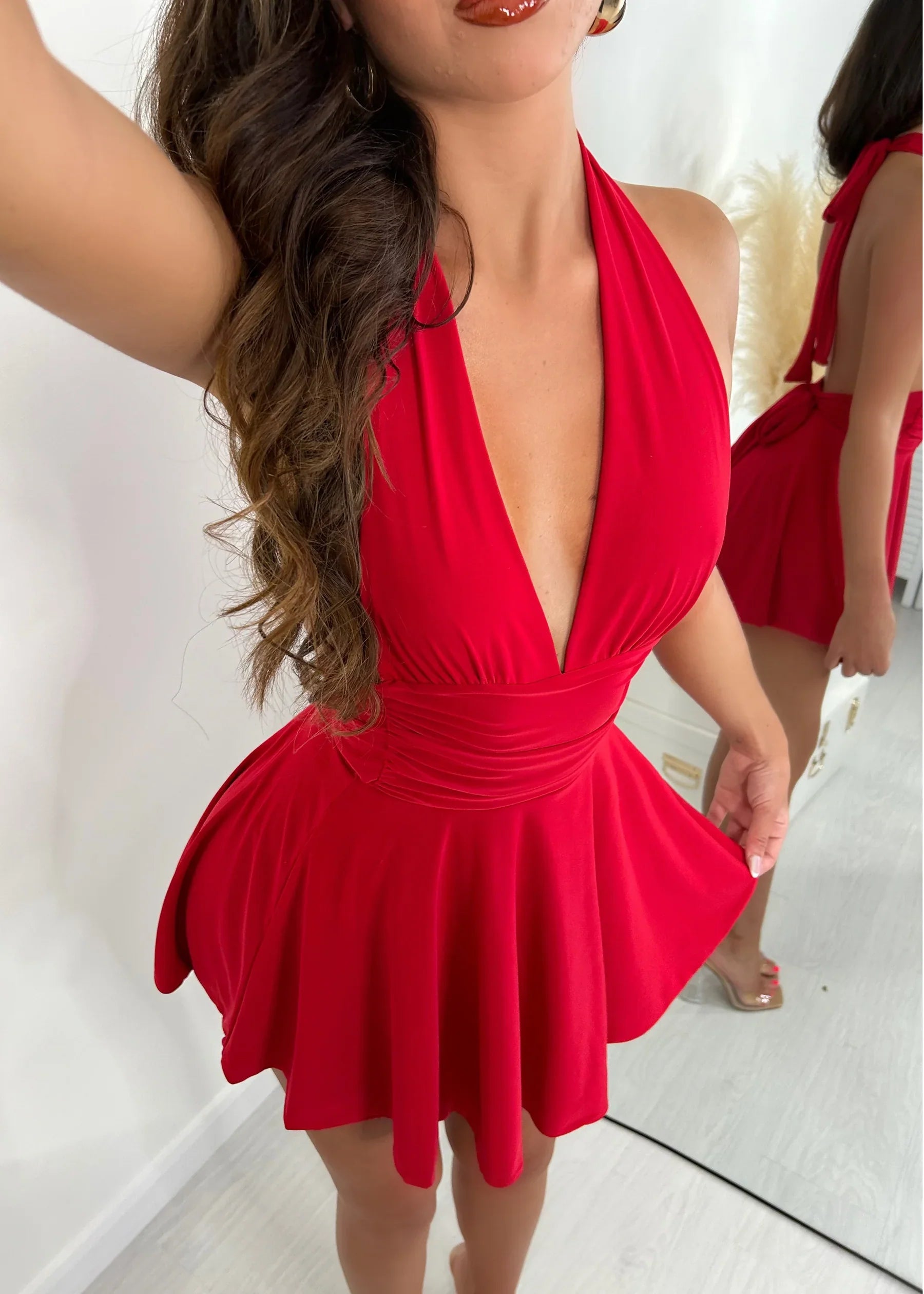 Elena Openback Dress