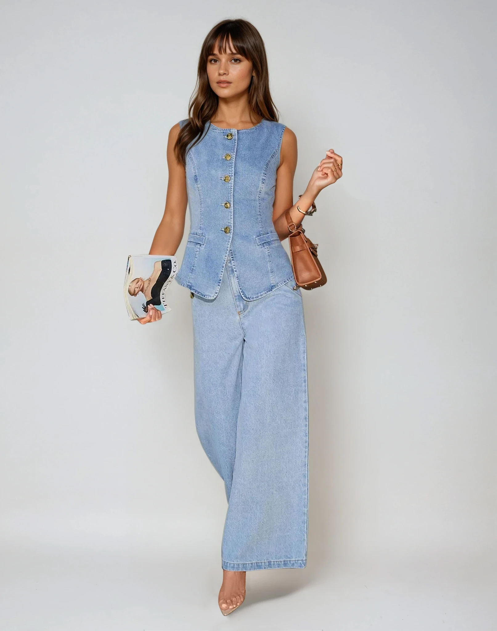Gianna Denim Set