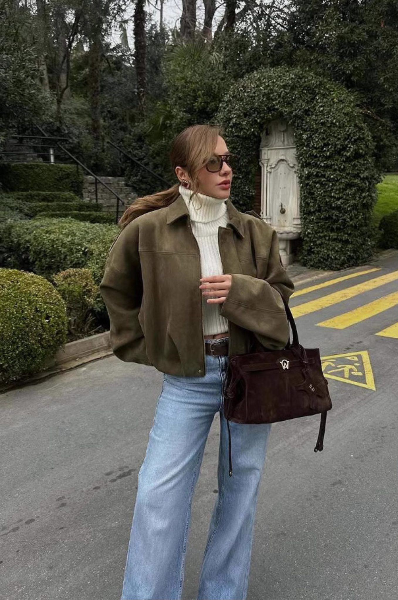 Sofia Suede Jacket | Groen