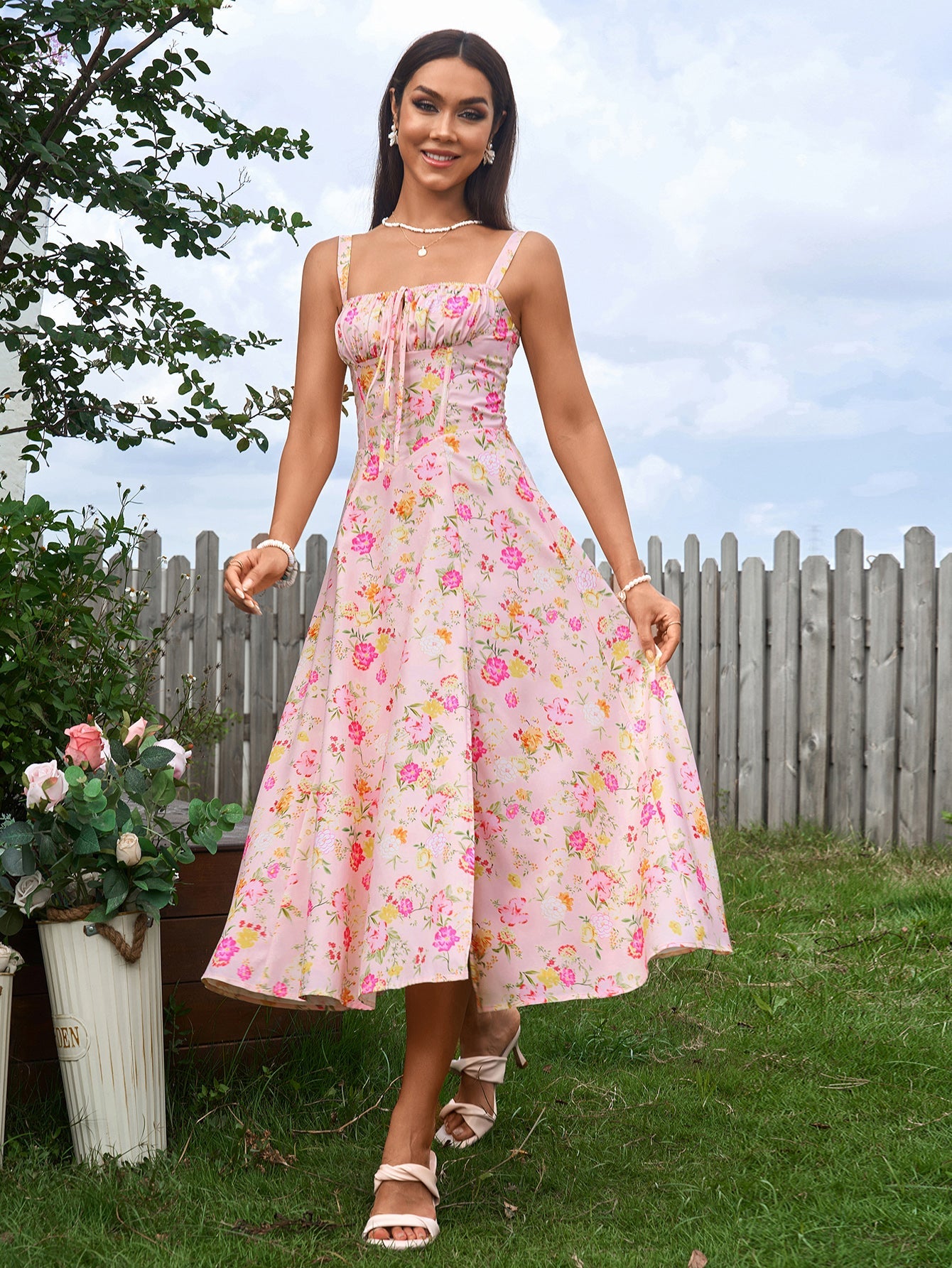 Nina Milkmaid Sundress