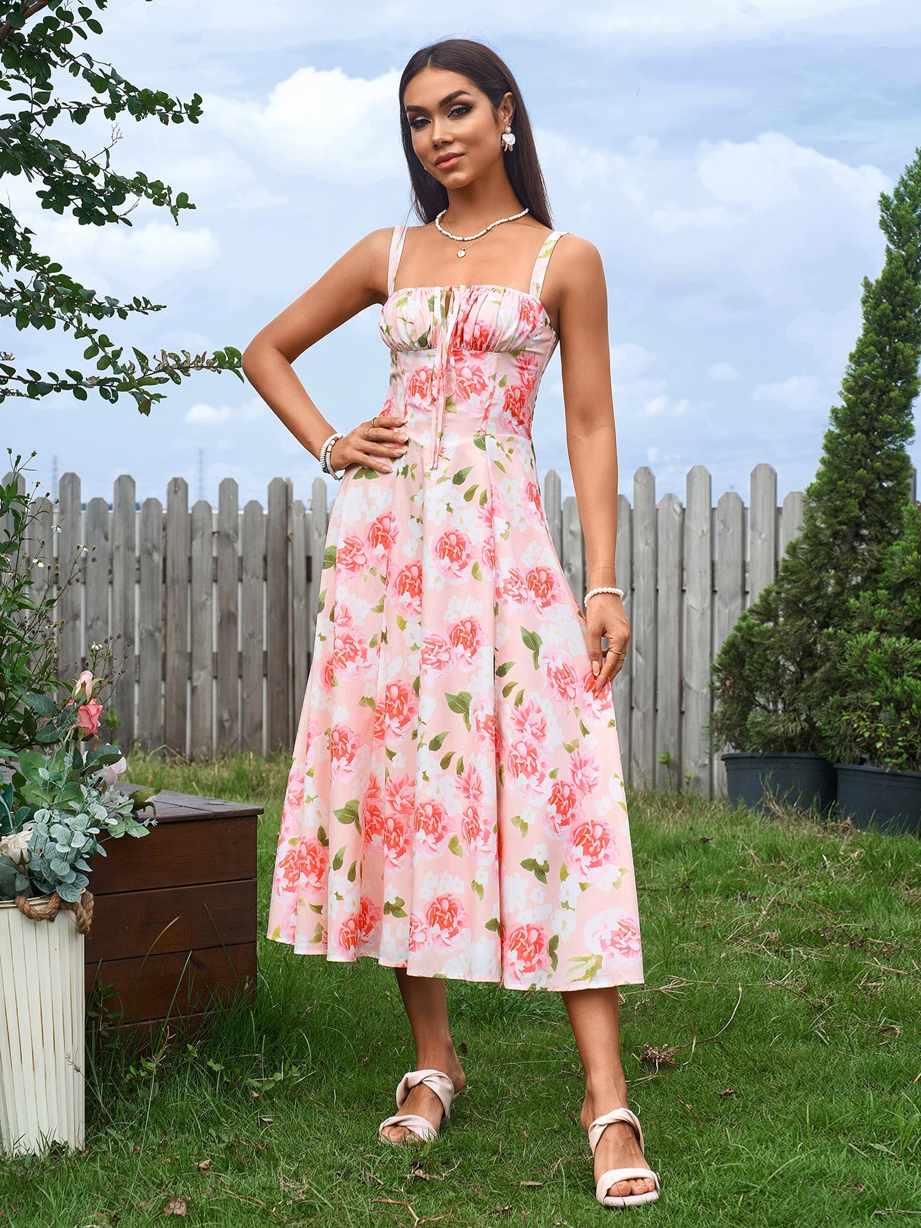 Nina Milkmaid Sundress