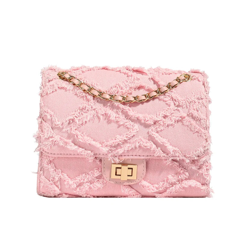 Luca Denim Shoulder Bag