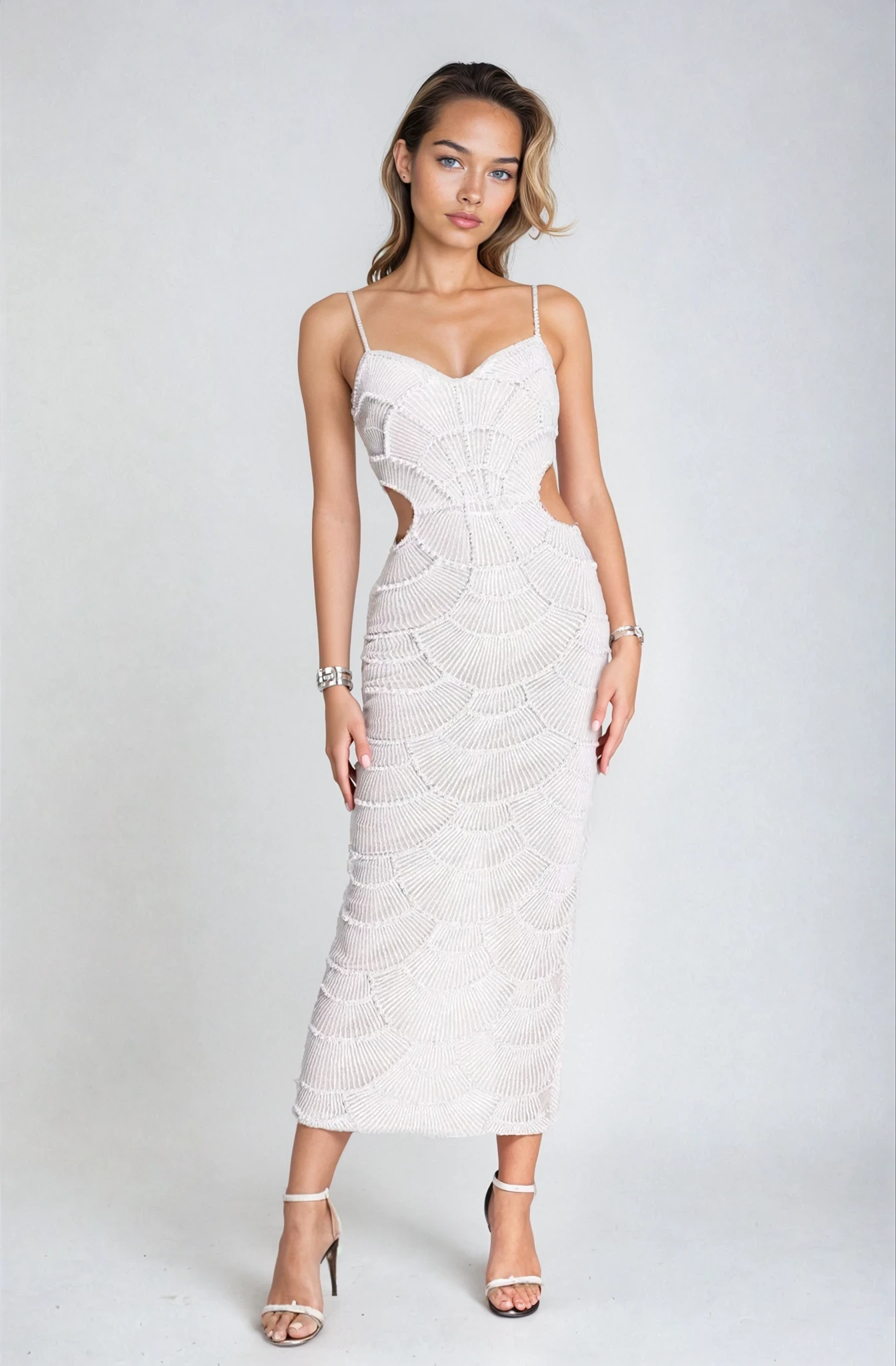 Isla Mermaid Dress | Wit