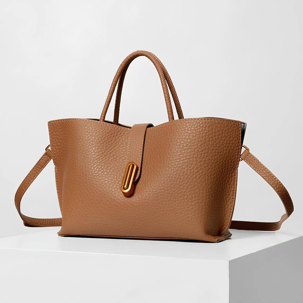 Vellicia Leren Carryall Tote