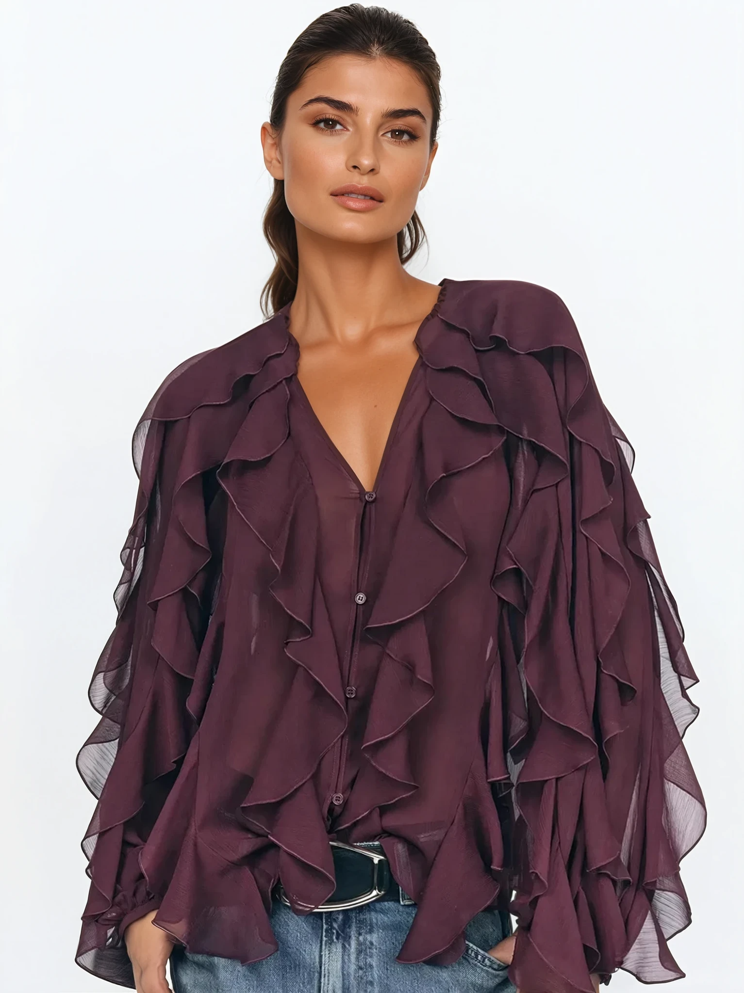 Amalia Ruffle Blouse