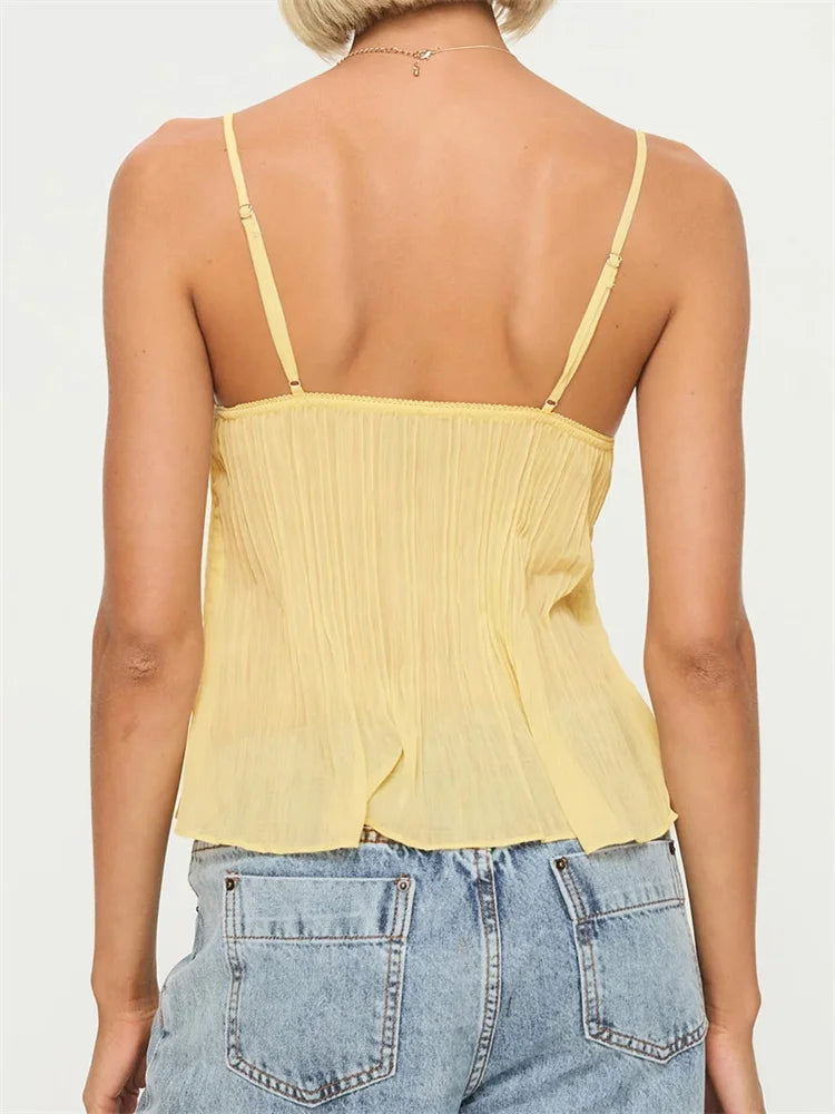 Saskia Sun Top | Yellow