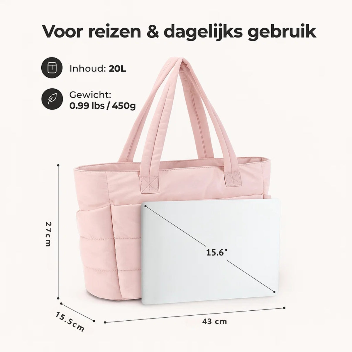 Hanna Puffy Tote